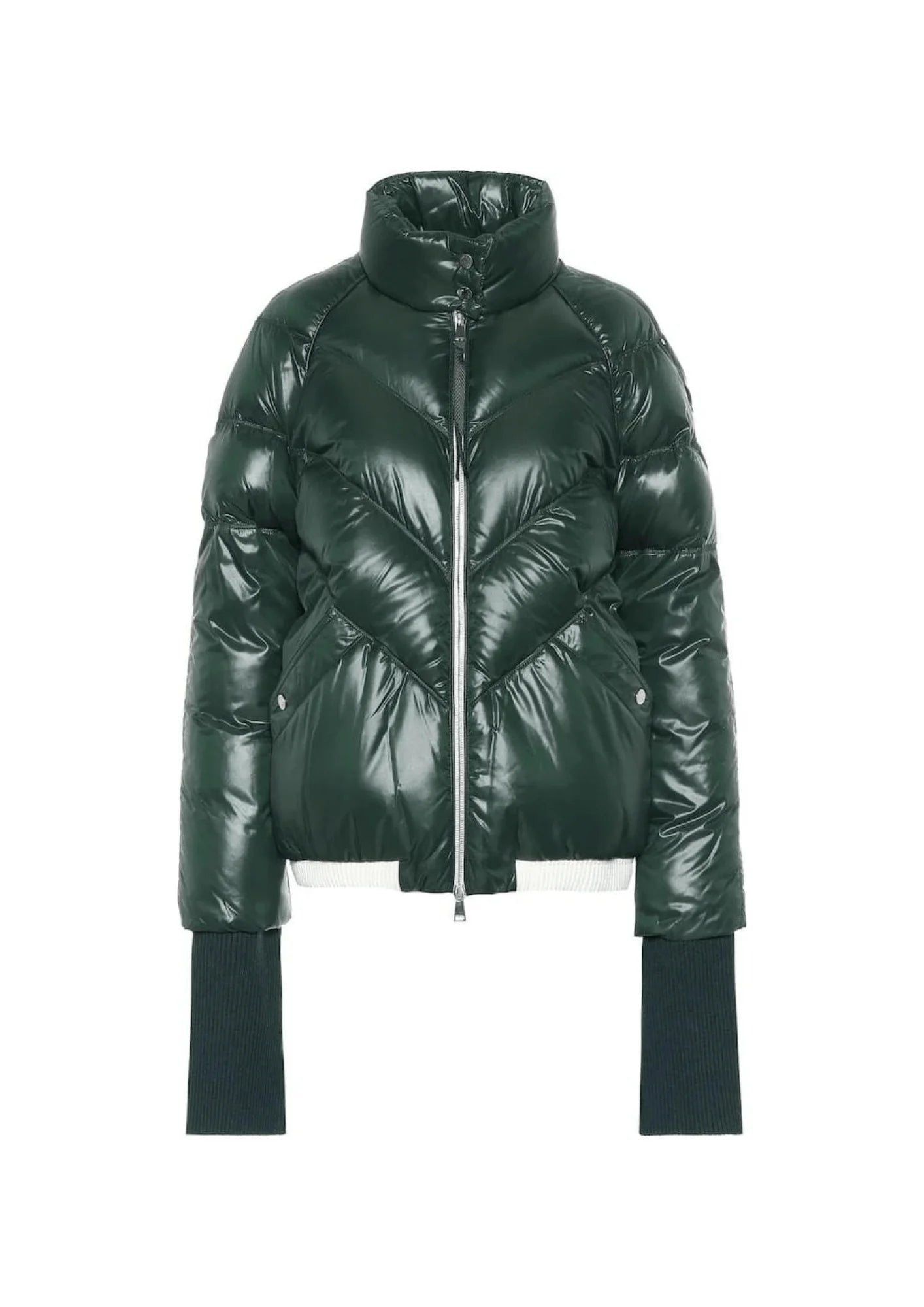 GREEN PADDED DOWN JACKET