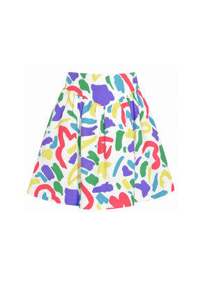 CONFETTI BARBIE MINI SKIRT