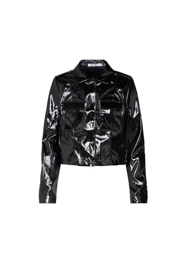 BLACK VINYL JACKET
