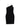 Mini-sangle mince asymétrique noire mini robe