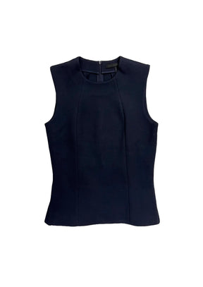 NAVY BLUE SLEEVELESS TOP