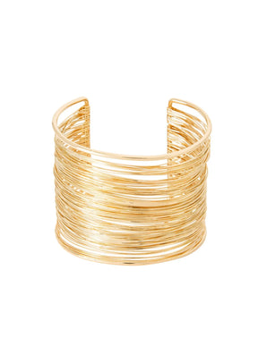 Bracelet à manchette doré
