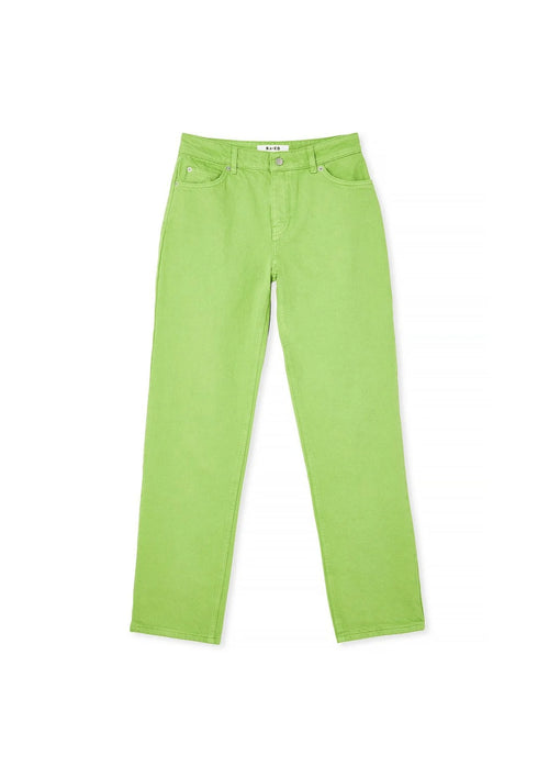GREEN STRAIGHT JEANS
