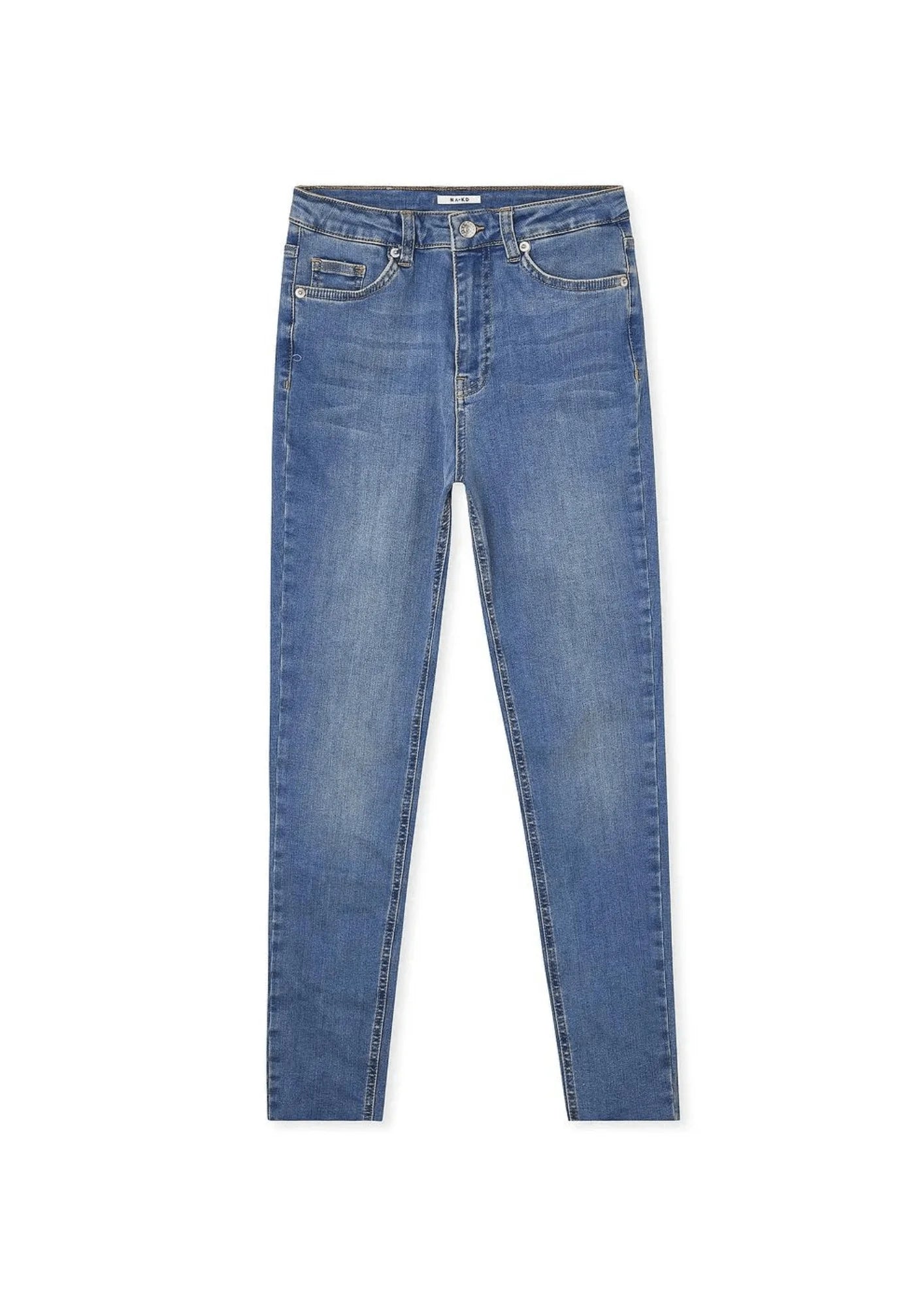 HIGH-WAISTED SKINNY JEANS