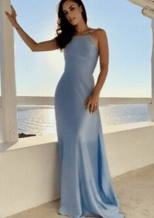 Robe de Valentina Maxi bleu ciel