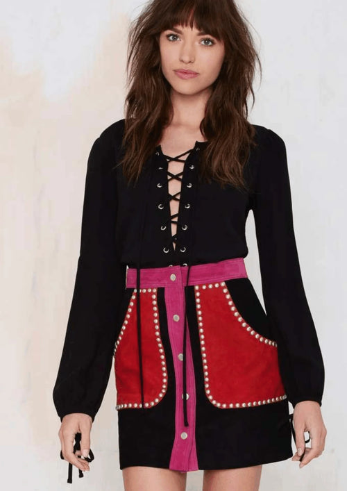 LADYLAND SUEDE MINI SKIRT