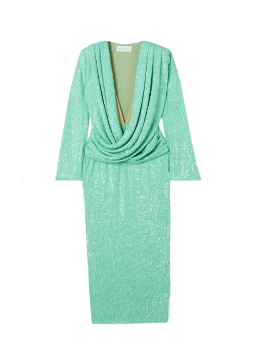 MINT SEQUINED DRESS