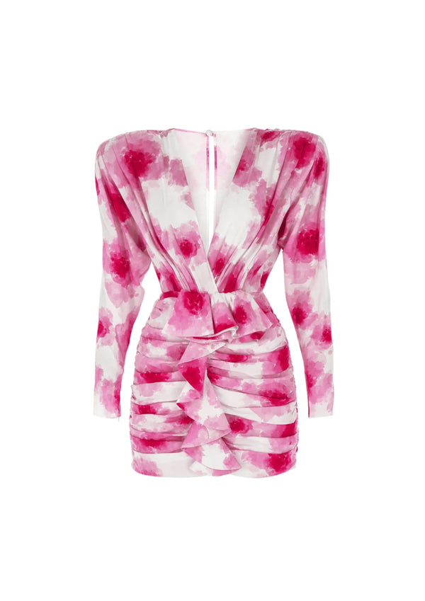 PINK WATERCOLOR BEBE DRESS