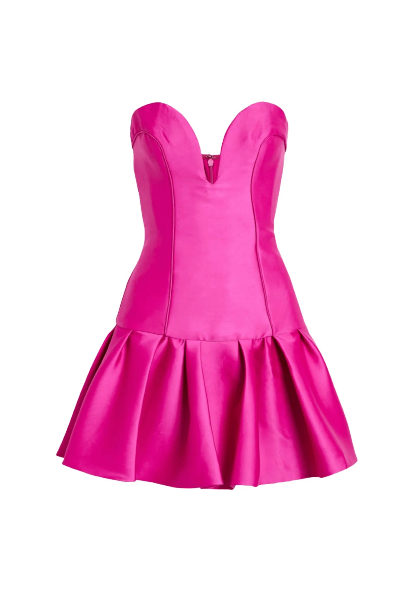 ROBE MINI BUSTIER ROSE LUMO