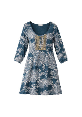 FLORAL PRINTED MINI DRESS