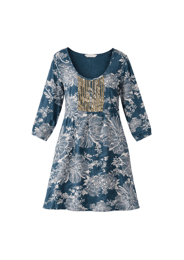 FLORAL PRINTED MINI DRESS