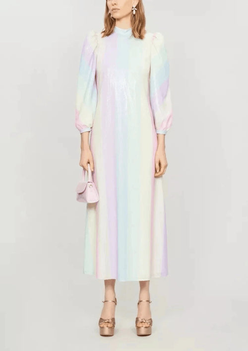 Robe Edie à paillettes pastel