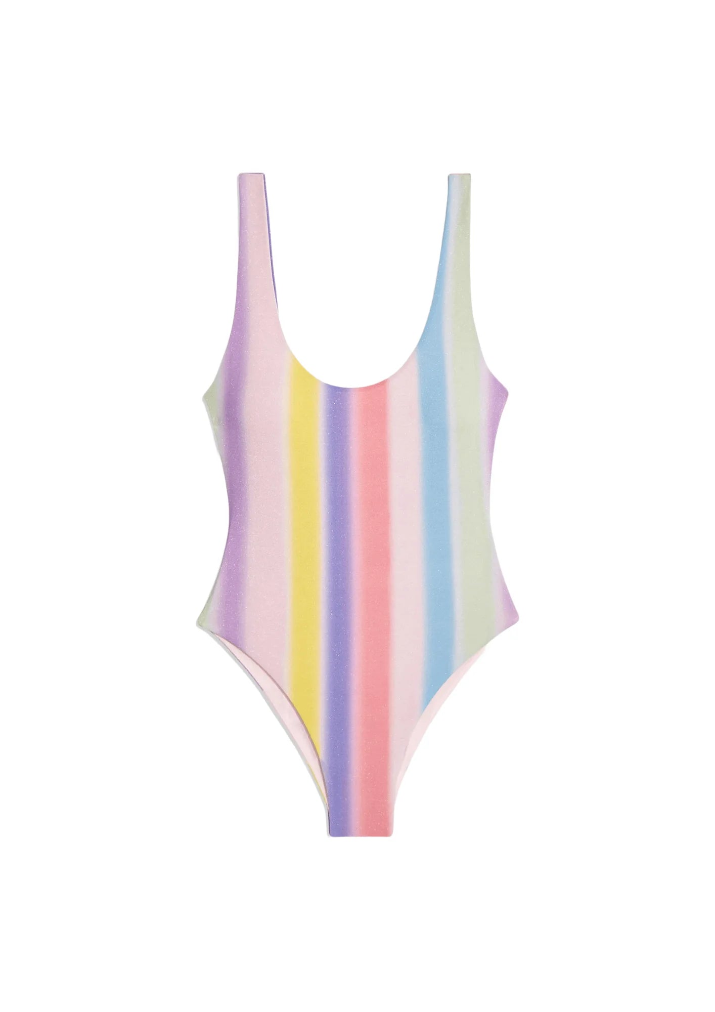 RACHEL STRIPED ONE-PIECE SWIMSUIT