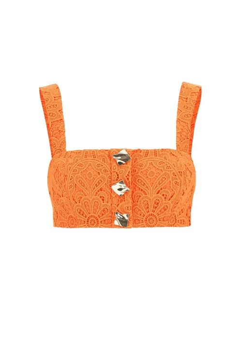 ORANGE CROP TOP