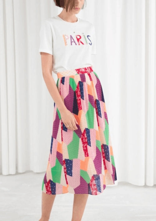 JUPE MIDI PATCHWORK