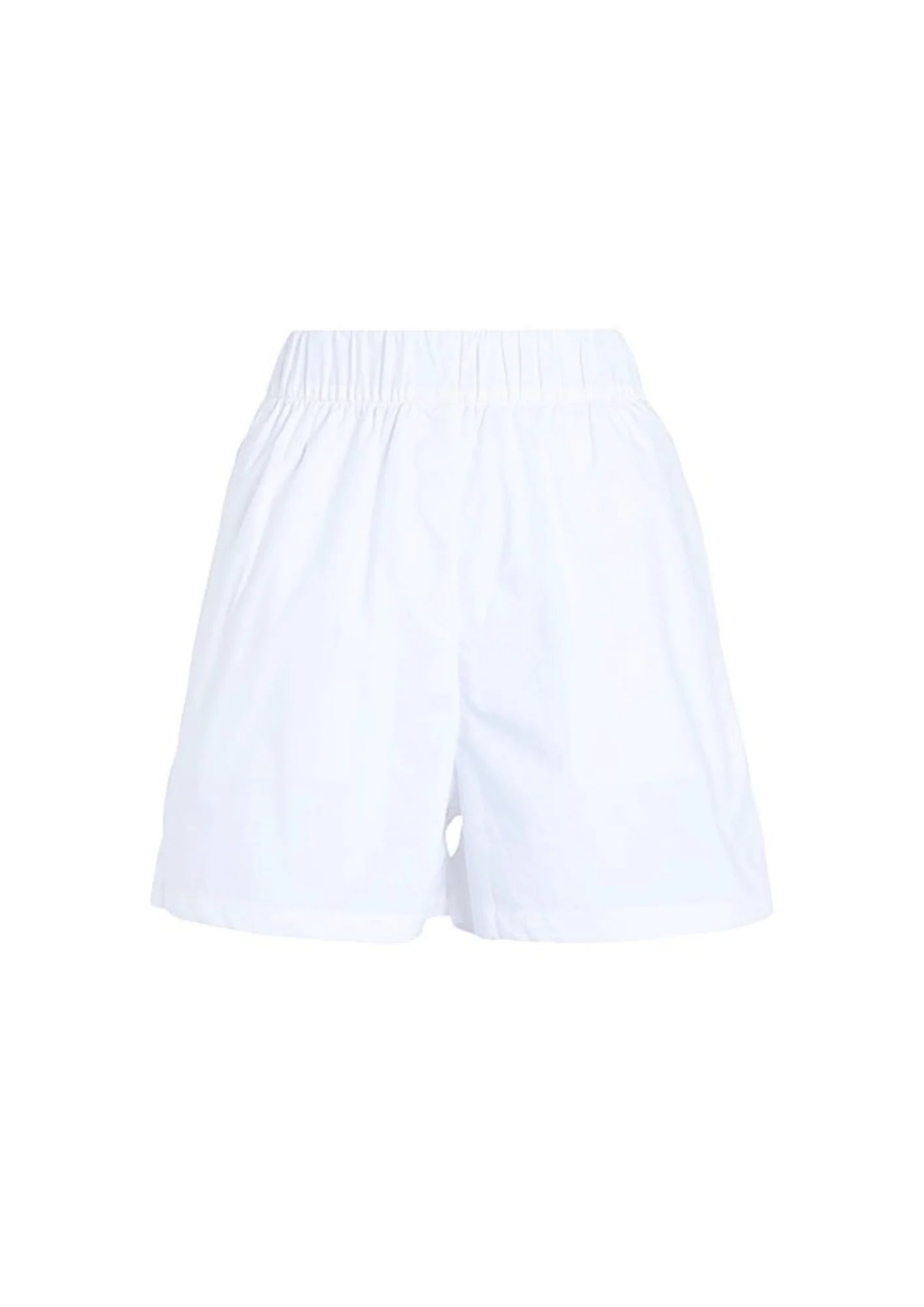 WHITE RELAXED SHORTS