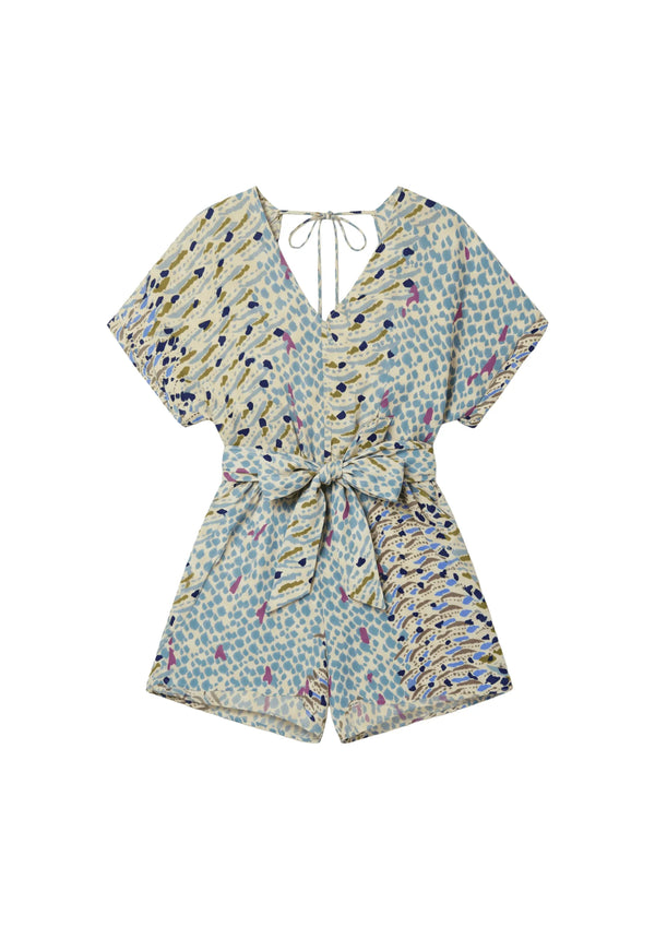 ANIMAL PRINT PLAYSUIT