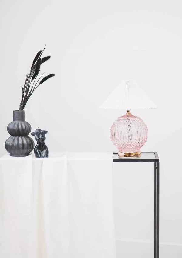 ROSA KRISTALL-TISCHLAMPE