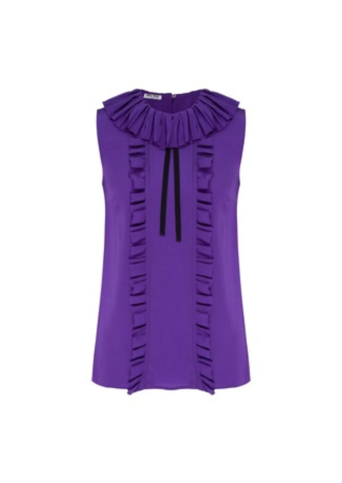 PURPLE SILK BLOUSE