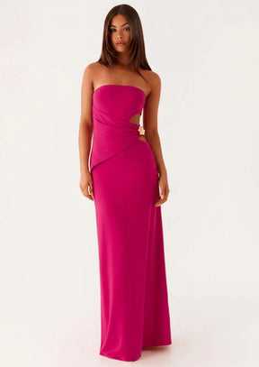FUCHSIA ANETTA MAXI DRESS