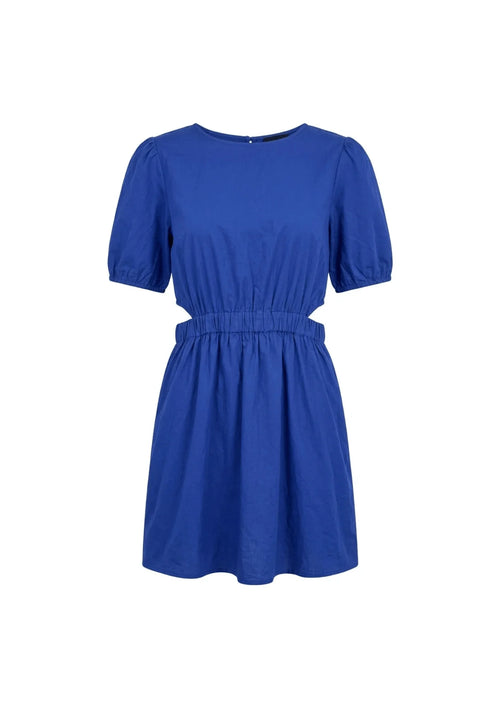 ROYAL BLUE CUT-OUT DRESS
