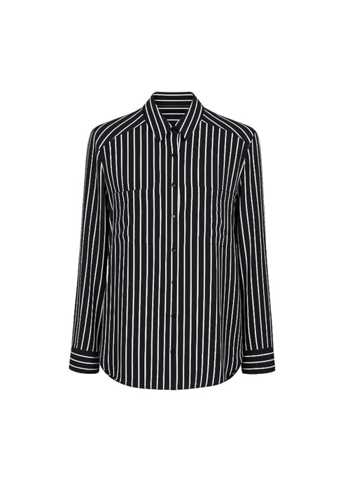 NAVY STRIPED SHIRT