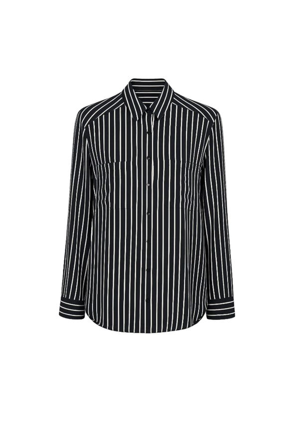 NAVY STRIPED SHIRT