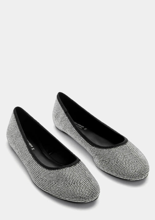 SILVER BALLERINA SHOES