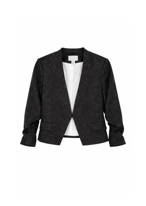 BLAZER TEXTURÉ NOIR