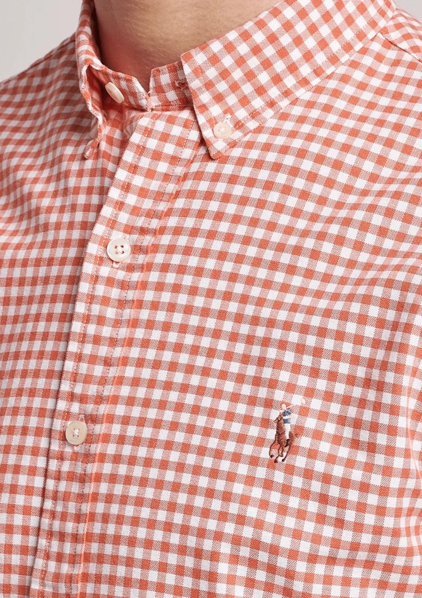 Chemise Orange Oxford