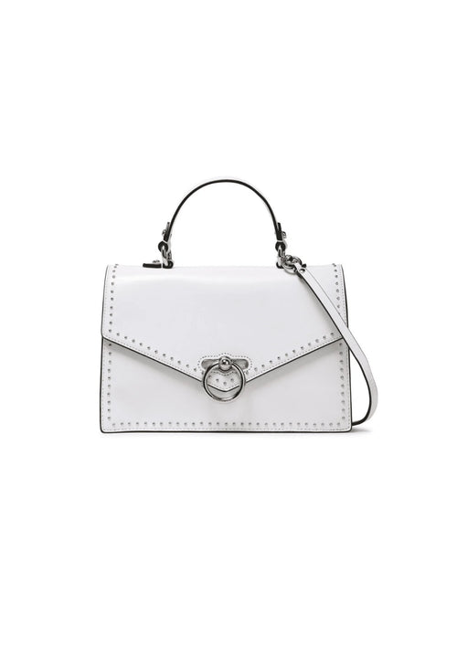 CONVERTIBLE STUDDED LEATHER BACKPACK