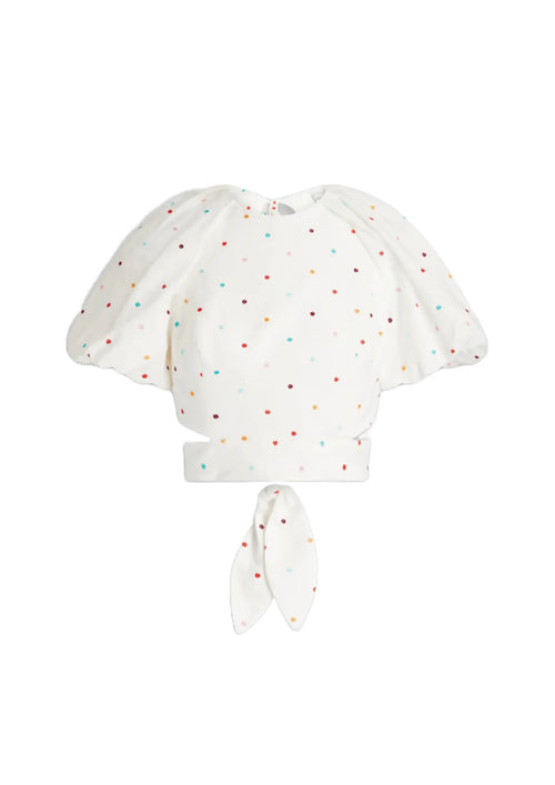 Belle Cropped Cutout Top