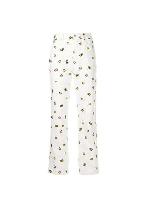 WHITE MIXED EMOTIONS JEANS