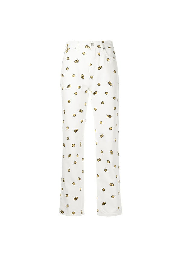 WHITE MIXED EMOTIONS JEANS
