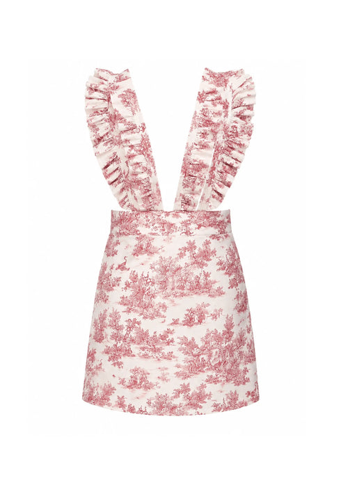 JUPE ROUGE VINTAGE ROSA