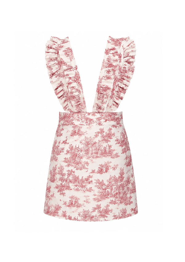 JUPE ROUGE VINTAGE ROSA