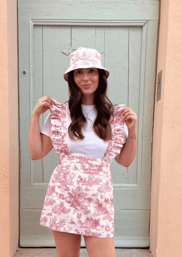 JUPE ROUGE VINTAGE ROSA