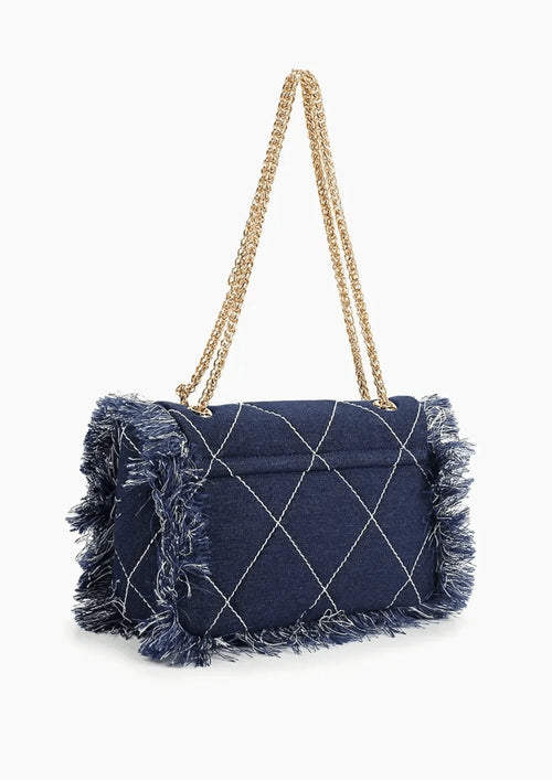 DENIM QUILTED BAG