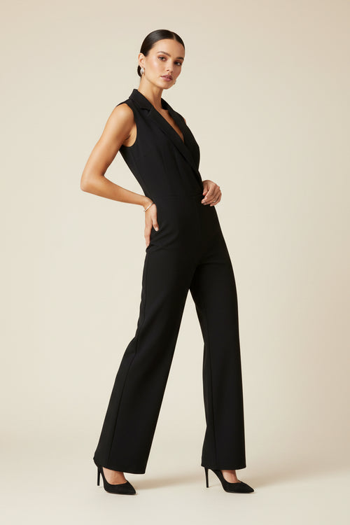 BLACK JUMPSUIT REGULAR FIT