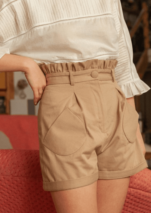 LE GAILLON BEIGE SHORTS