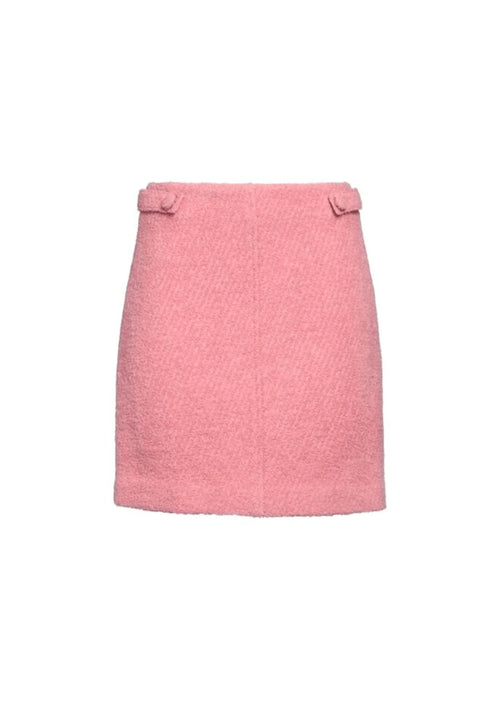 PINK MARINE TWEED SKIRT