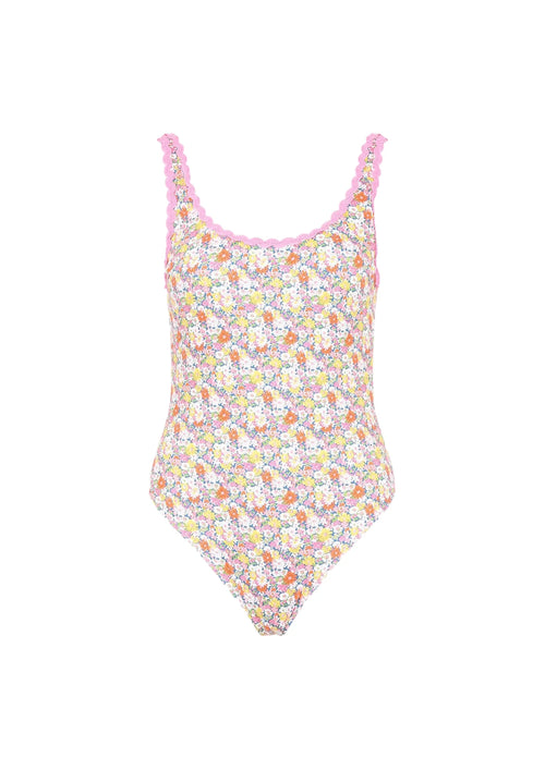 PINK FLORAL LORA SWIMSUIT