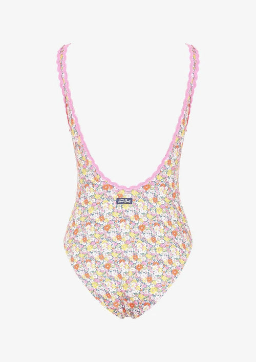 PINK FLORAL LORA SWIMSUIT