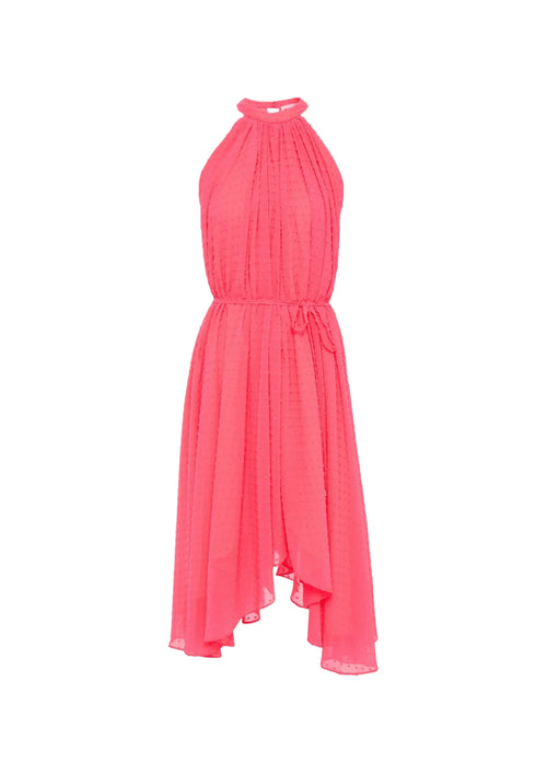 NEON DOT MIDI DRESS