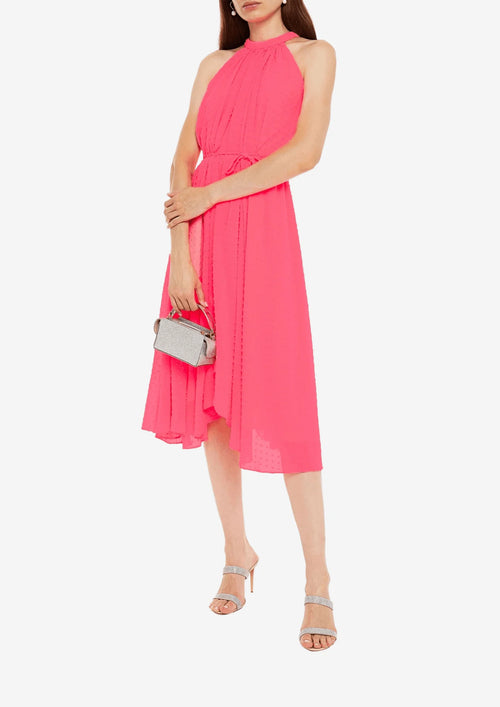 NEON DOT MIDI DRESS