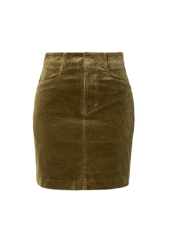 DARK OLIVE MOONSTONE SKIRT