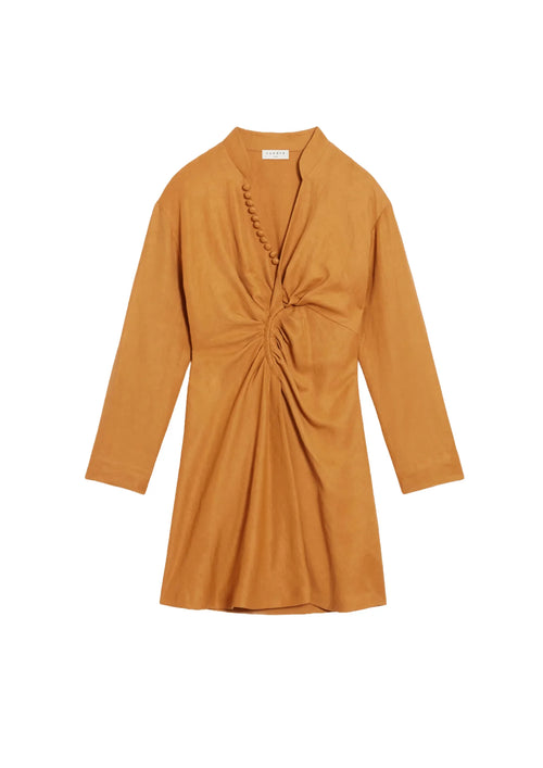 AMARIA RUFFLED MINI DRESS