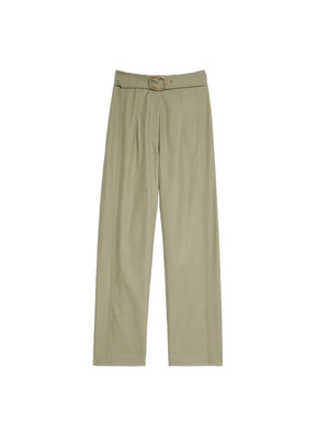 Pantalon large kaki