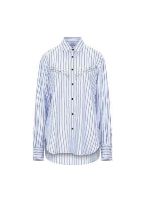 BLUE VIALA STRIPED SHIRT