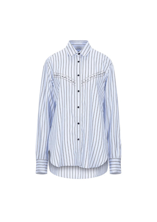 BLUE VIALA STRIPED SHIRT